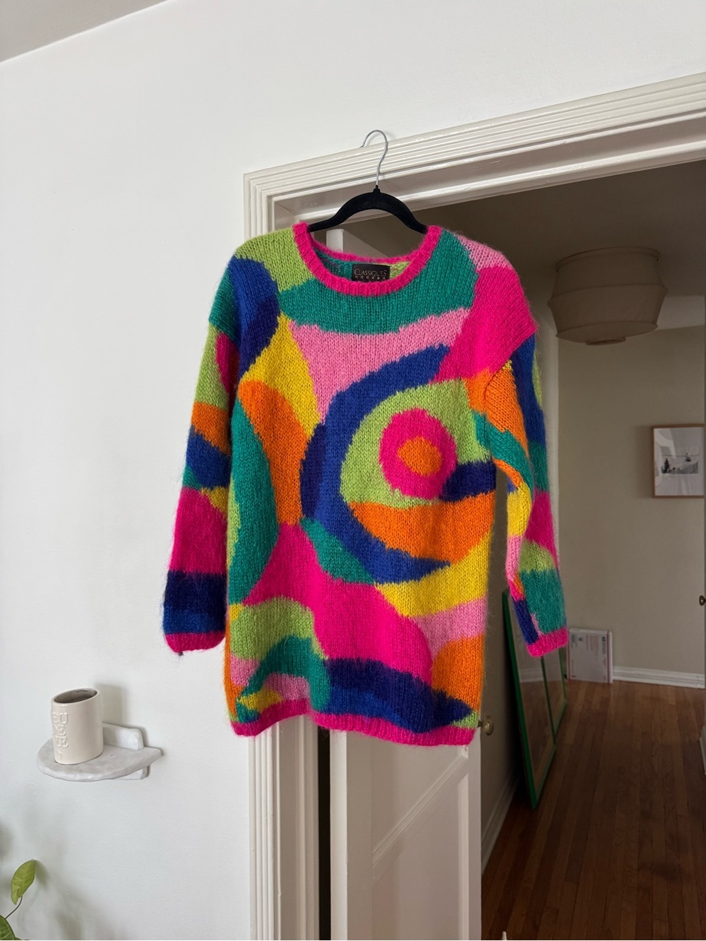 Classiques multi colored sweater 80s